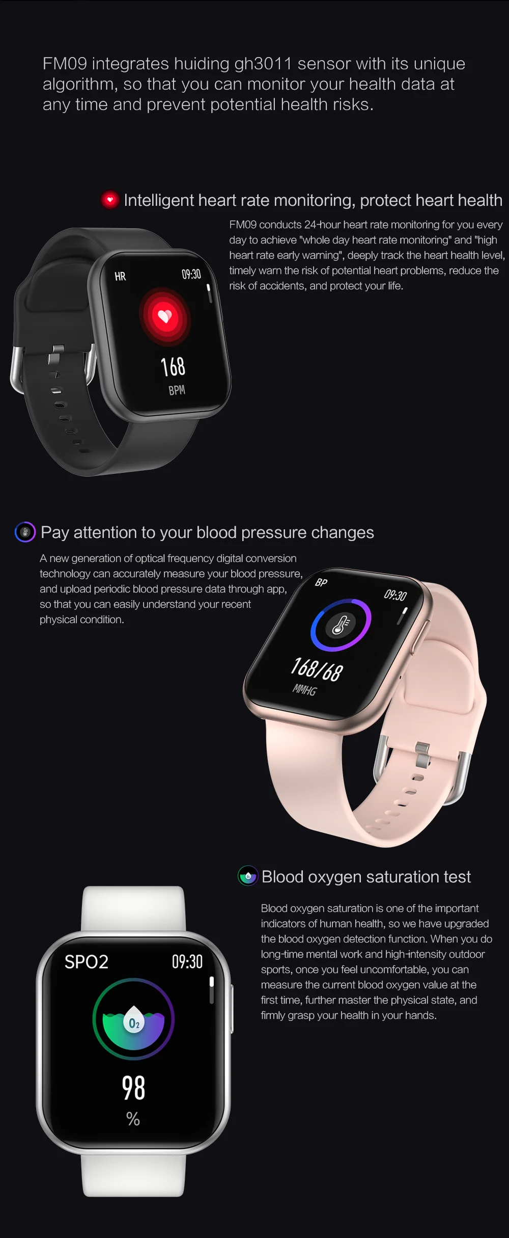 2021 New 1.69 Inch Smart Watch Men'S Sports Fitness Tracker Alarm Clock Heart Rate Sleep Monitoring Smartwatch Android Women