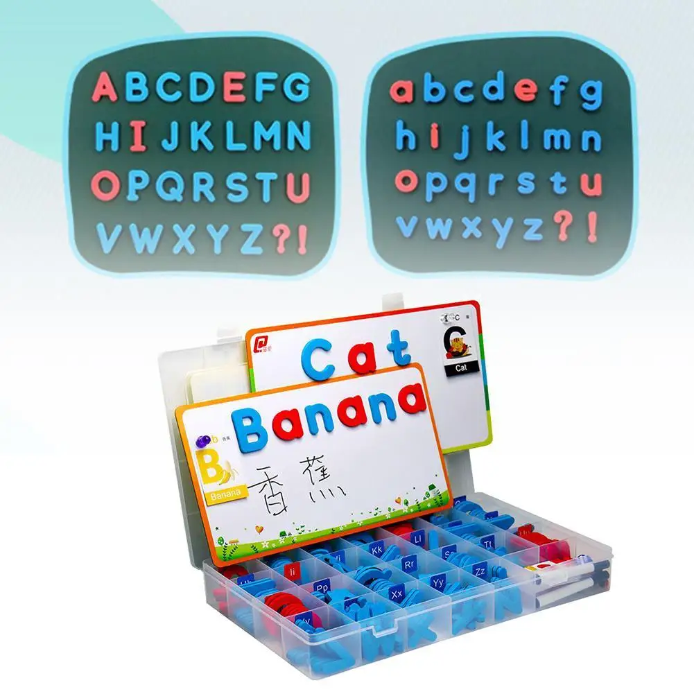 

Colorful Letters Alphabet Numbers Fridge Magnetic Baby Kids Pre-school Toy Anti-stress Fidget DIY Educational Toys for Children