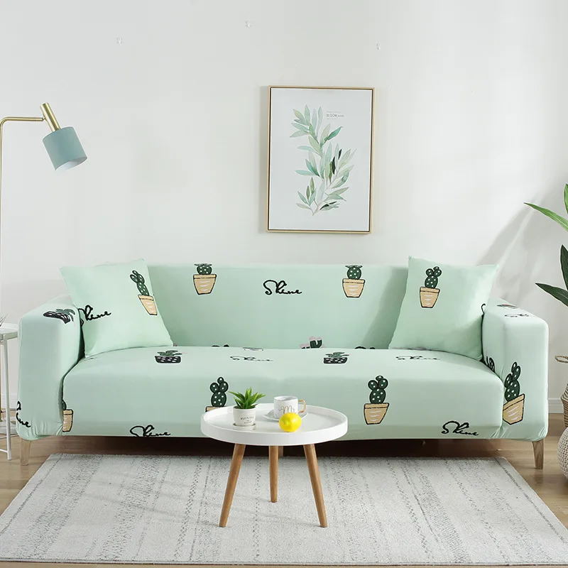 

Hipster Sofa Cover Anti-slip Printed Sofa Cushion Cover Multi-Specification Size All Edges Included Sofa Cover
