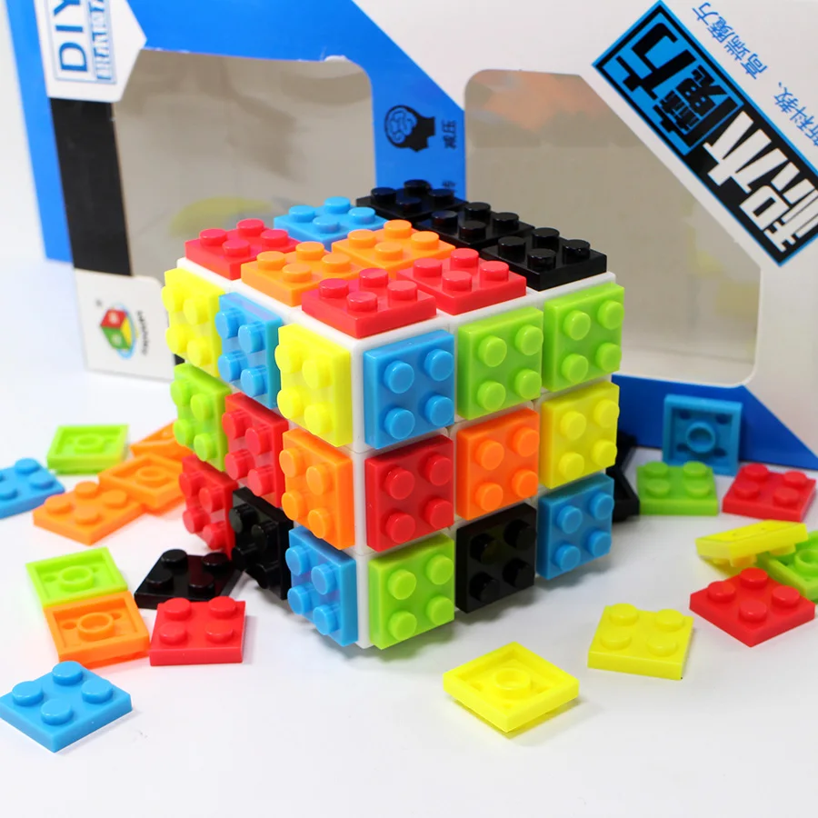 Quebra-cabeça Cubo Mágico Blocos De Construção Cubos 3x3x3 3*3*3 Velocidade  Tijolos Cubo Profissional Fácil Aprendizagem Jogo De Lógica Educacional  Brinquedos - Cubos Mágicos - AliExpress