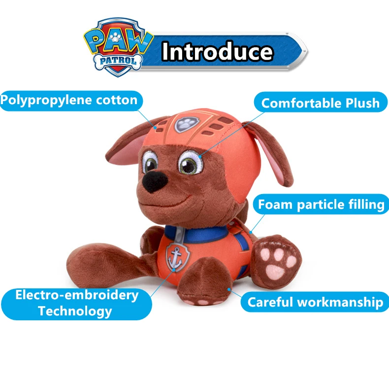 Paw patrol детский мультяшный полный набор плюшевых кукол, хотите, чтобы команда, набор, мультяшная кукла, детские игрушки, подарки