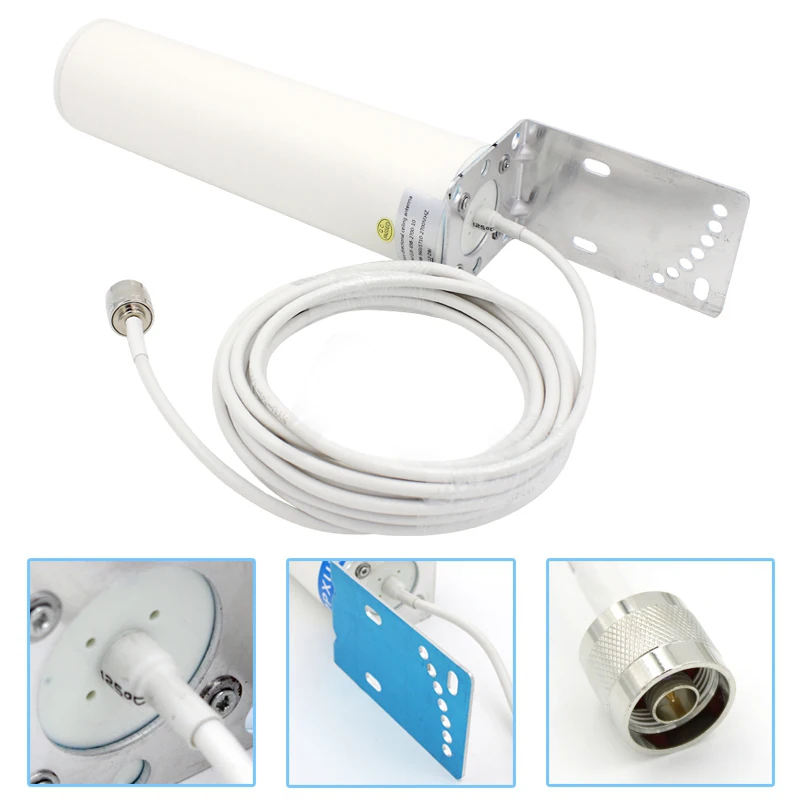 4G антенна для улицы 3G LTE 12Dbi GSM 868 МГц внешняя с N male 800 2700 5 м мобильного
