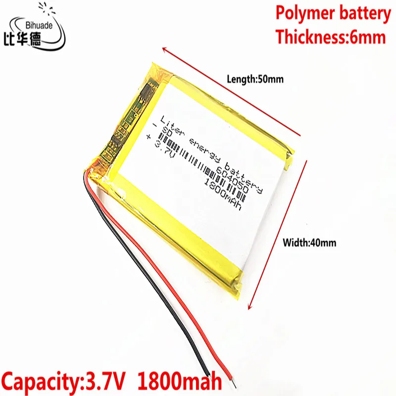 Good Qulity Liter energy battery Y70 road route T71 064050 604050 3.7V lithium 1800MAH navigator | Электроника