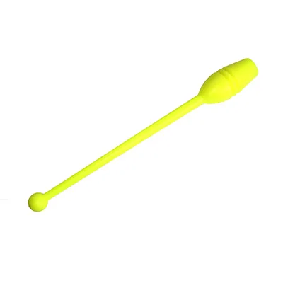Yellow 1 пара детских художественных гимнастических палочек, баров, аппаратов, танцевальной ленты для соревнований, красочное оборудование 35 см - Цвет: Yellow