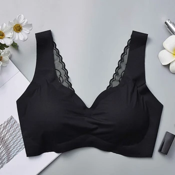 

Sexy Active Bra Top Bralette Underwear Push Up Bra Seamless Wire Free Women Fitness Bralette Top Solid Padded Brassiere