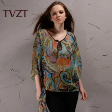 Tvzt новая атласная пижама с цветочным принтом, пижама с коротким рукавом, женская сексуальная пижама на шнуровке, домашняя одежда