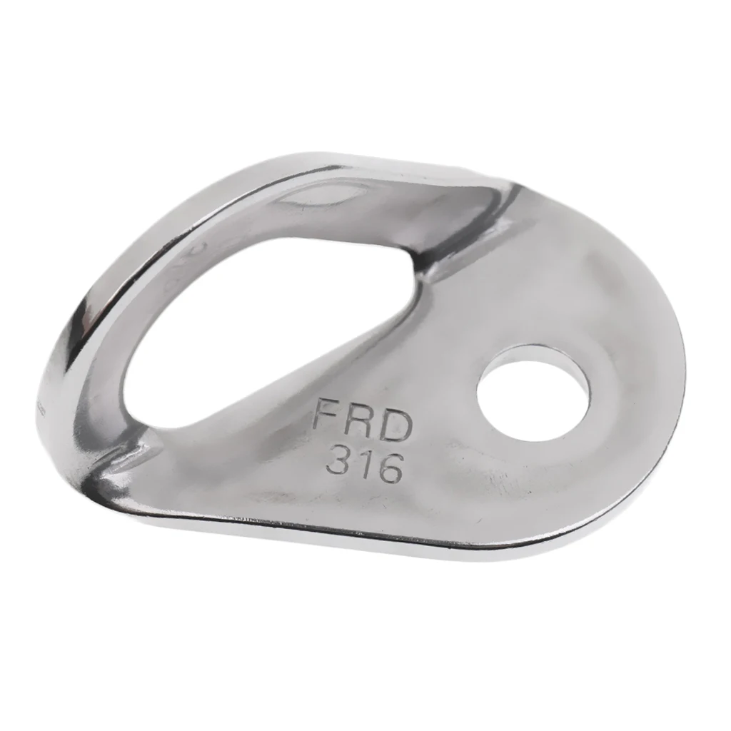 Rock Climbing Bolt Hanger Plate Stainless Steel Wall Climbing Anchor Hanger Hardware Gear Camping Hiking Accessories