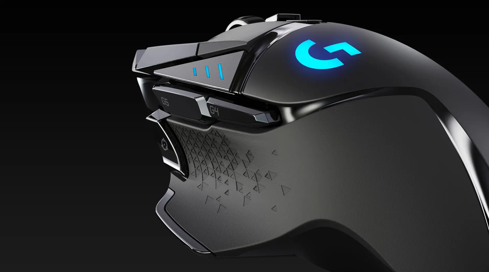 Беспроводная игровая мышь logitech G502 LIGHTSPEED 2,4 ГГц, Беспроводная игровая мышь HERO 16000 dpi с поддержкой Windows 10 8 7 для MMO MOBA RGB