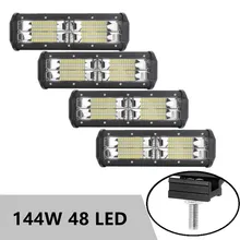 

12V 24V 48 LED Bar Offroad Spot Flood Combo LED Light Bar/Work Light for Truck Car SUV 4WD 4x4 Boat ATV Barra LED Headlights