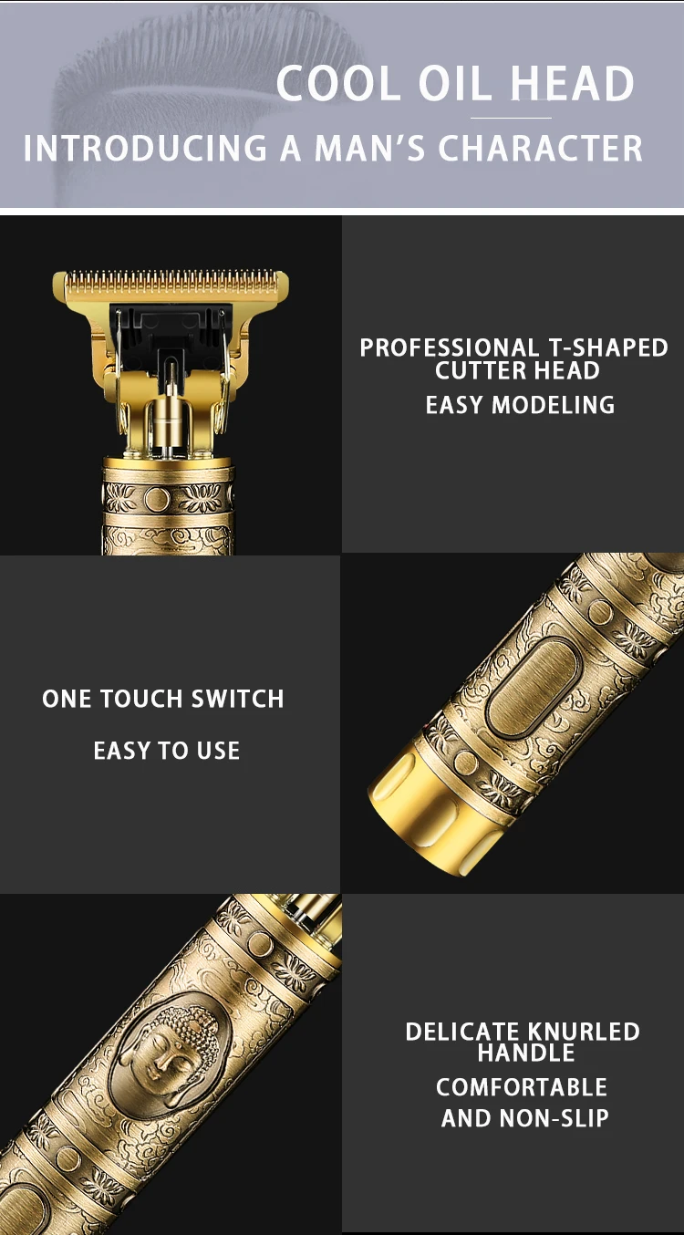 Hair Cutting Machine Hair Clippers Rechargeable Beard Shaver Professional Electric Trimmer for Men Barber