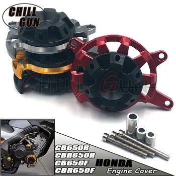 

Motorcycle Side Round Engine Cover Protective Guard Modified Decoration For CB650R CBR650R 2019-2020 CB650F CBR650F 2014-2019