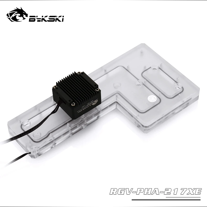 Bykski резервуар для воды для Phanteks 217XE чехол для компьютера, прозрачный водный диск, водяное охлаждение резервуар, RGV-PHA-217