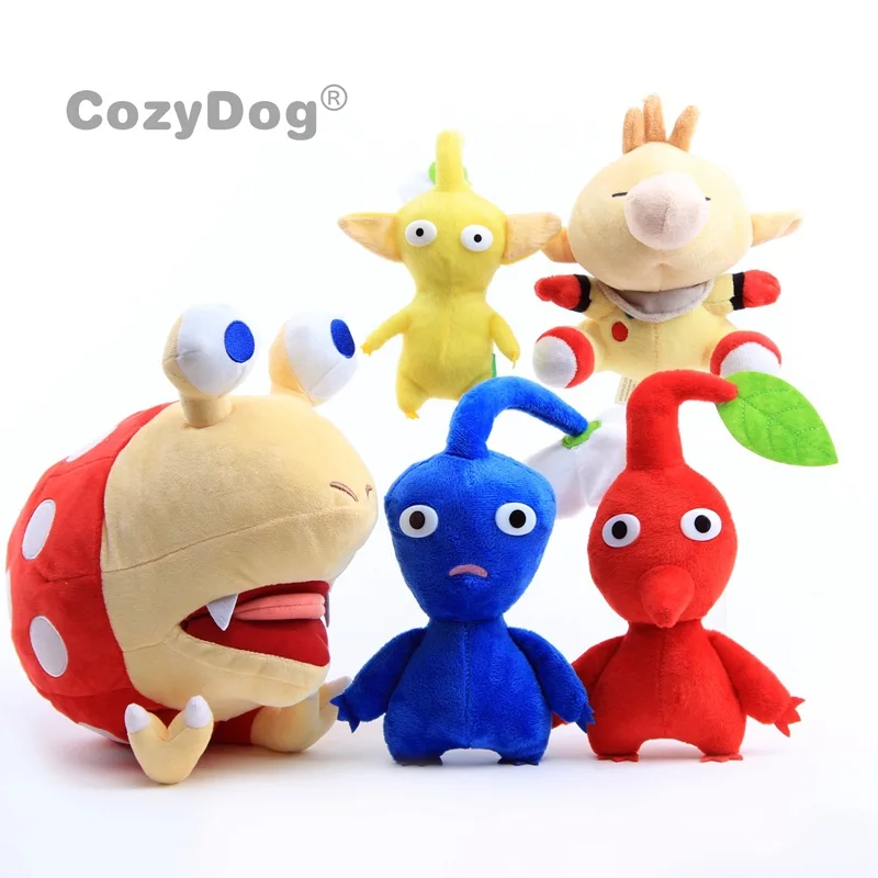 5 стилей детский подарок Pikmin капитан Олимар Bulborb Chappy милые мягкие куклы 14-25 см детский подарок желтый/синий/красный цветок