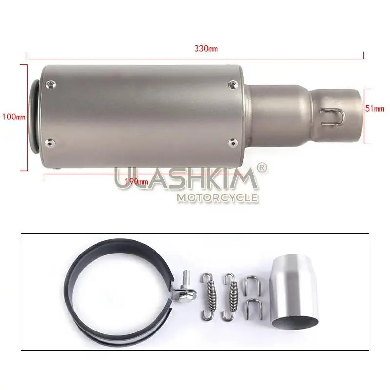 R25 R3 MT-03 MT03 полная выхлопная система мотоцикла Mid Link труба глушителя слипоны для Yamaha R25 R3 MT03