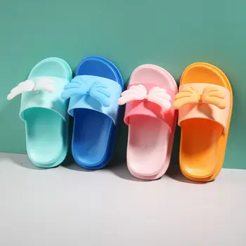 

Suihyung Boys Girls Slippers 2020 New Children Summer Beach Shoes Cartoon Wings PVC Non-slip Kids Slippers Baby Toddler Sandals
