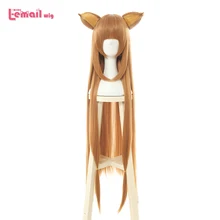 L-почта парик Тейт no Yuusha no Nariagari Raphtalia Косплэй парики длинное коричневое Косплэй парик с соблазнительными кошачьими ушками, термостойкие синтетические волосы