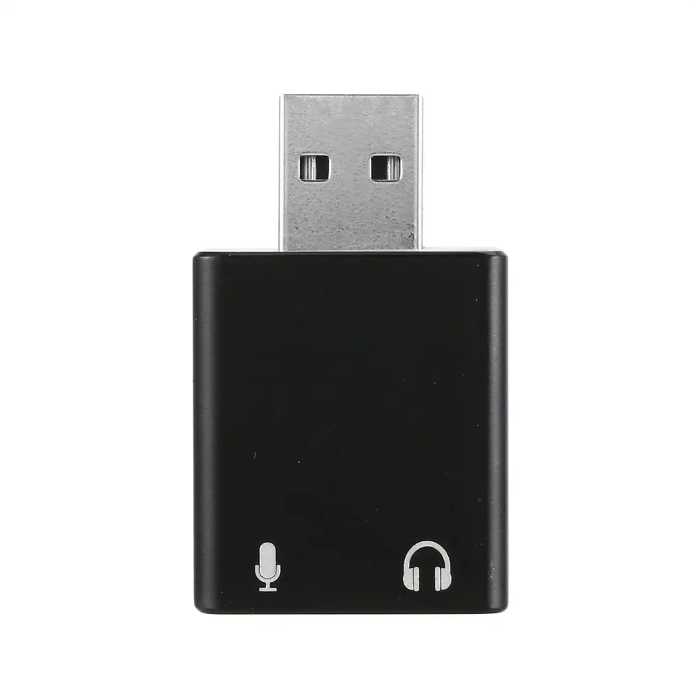 Hifi Magic Voice 7,1 CH звуковая карта USB с 3,5 мм динамиком наушники и микрофоны совместимы с Windows, Mac