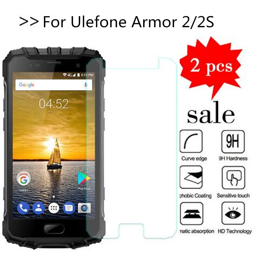Для Ulefone Armor 2 закаленное стекло 9H Высококачественная защитная пленка