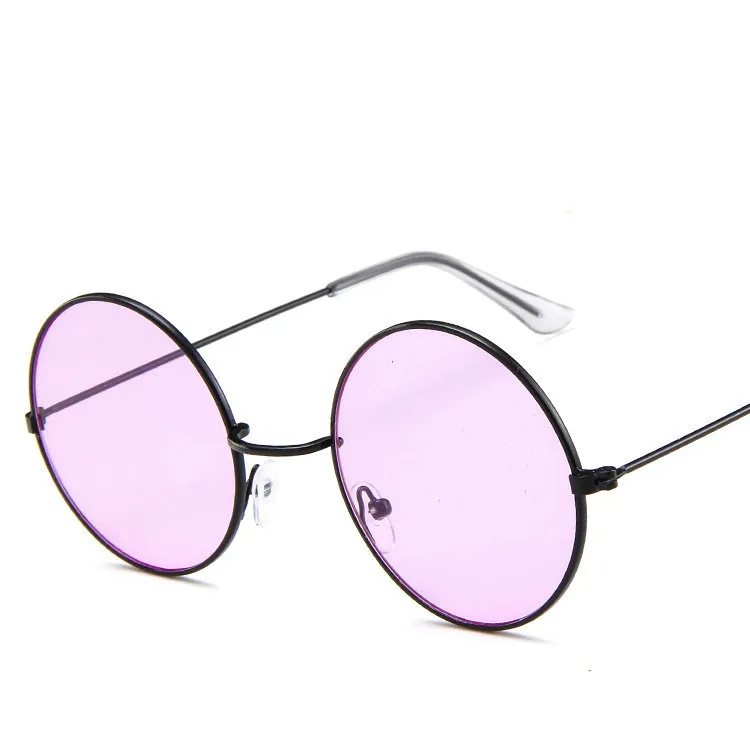 

Metal Round Women Sunglasses Brand Designer Classic Retro Mirror Female Men Sun Glasses UV400 Oculos De Sol Feminino