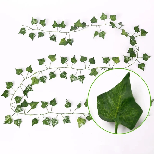 Artificial Vine Lizards Reptile Terrarium Decoration Chameleons Climb Rest Plants Leaves Length 220cm 5