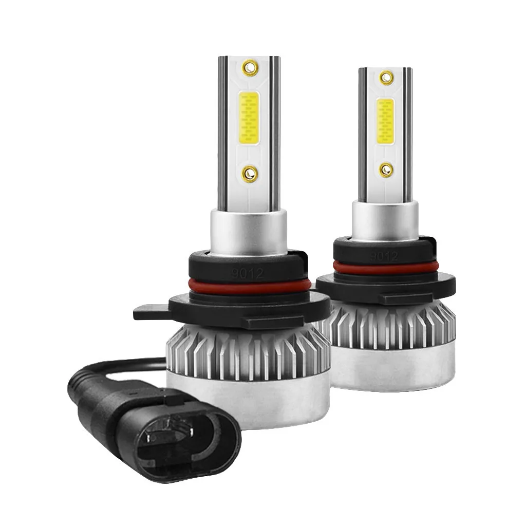Автомобильный светодиодный свет HB3 9005 HB4 9006 9012 H1 H4 H7 H8 H9 H11 110W 20000LM COB светодиодный фары автомобиля полный Алюминий x 2 автомобильные аксессуары