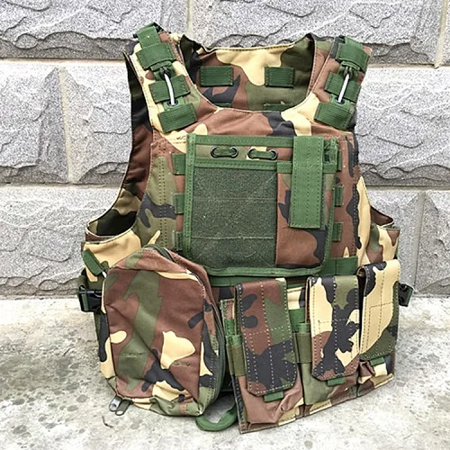 Airsoft тактический жилет военный амфибия molle жилет Мультикам ver5 модульный тактический боевой жилет военный тактический снаряжение - Цвет: wc