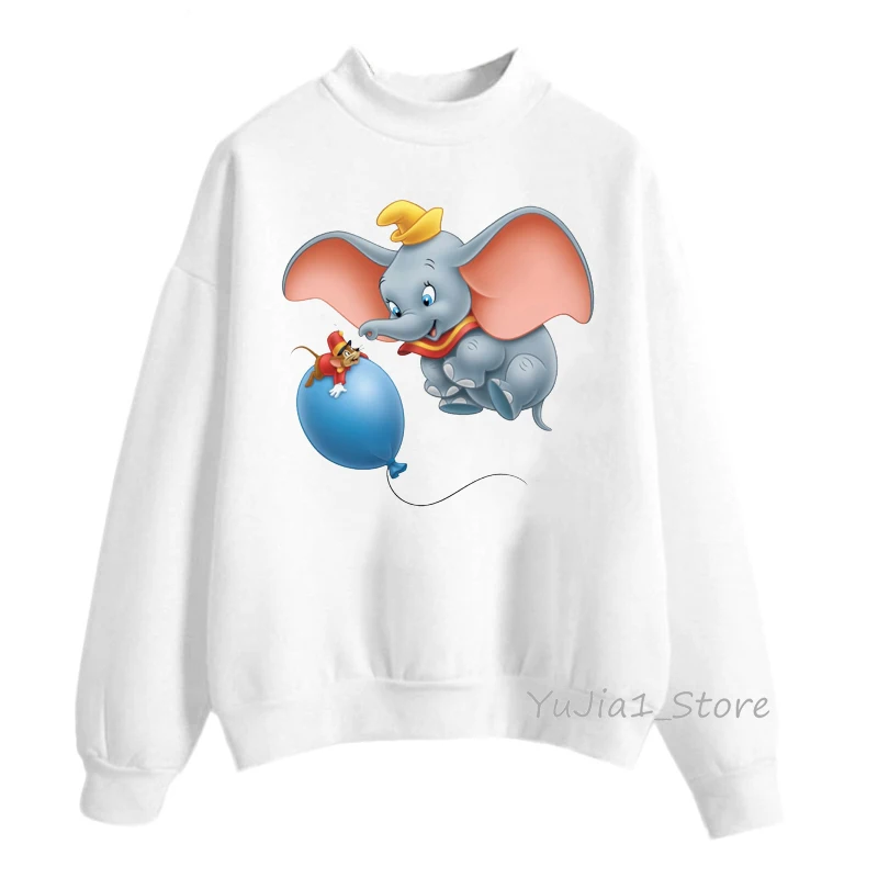 Dumbo, толстовки с капюшоном с животным принтом, sudadera mujer,, забавная толстовка, женская одежда, harajuku kawaii, толстовка с капюшоном, Женская Толстовка