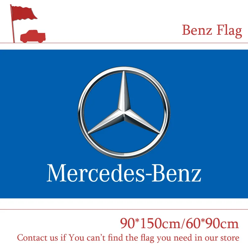 90*150 см 60*90 см полиэстер Benz автомобильный флажок из 3X5FT 90x150 см для Офис вечерние баннер Bar