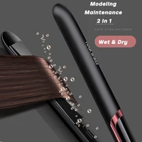 Professional Hair Straightener Electric Splint Flat Iron Hair Crimper Curling Iron 100-240V Hair Styling Tool Hair Curler PTC 2