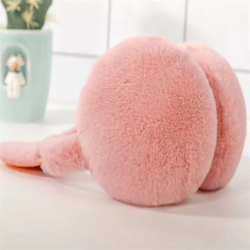 Складные плюшевые наушники с блестками и кошачьими ушками для женщин девочек