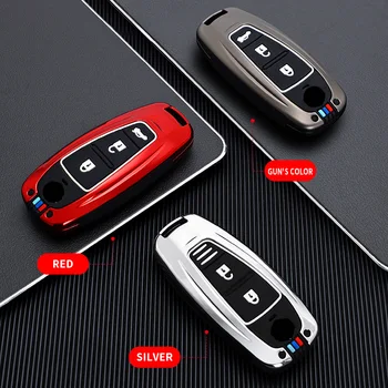 Custodia Smart Key Shell per auto in lega di zinco per Suzuki Vitara Swift Ignis Kizashi SX4 Baleno Ertiga 2016 2017 2018 2019 portachiavi - Custodia Smart Key Shell per auto in lega di zinco per Suzuki Vitara Swift Ignis