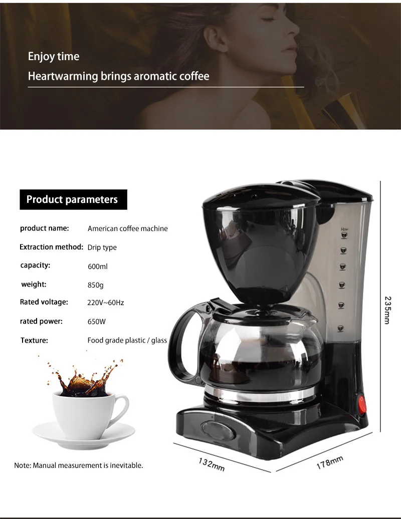 Artence Espresso Electric Coffee 