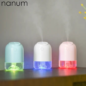 

New Leopard Humidifier Ultrasonic Mini USB Fogger LED Purifier Aromatherapy Essential Oil Diffuser Car air freshener