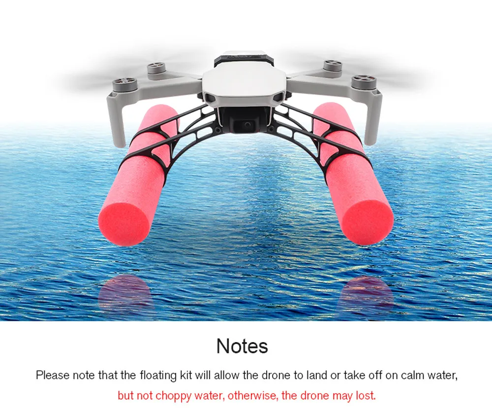 Landing Gear Extension Floating Kit for DJI Mavic Mini RC Drone Landing on Water Buoy bar height scaffold kit 1121#C
