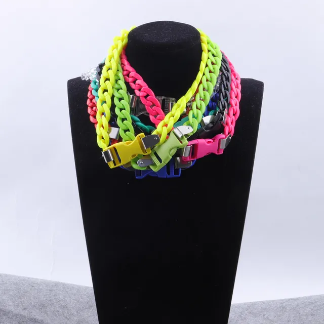 Acrylic Necklace and Bracelet Set 5