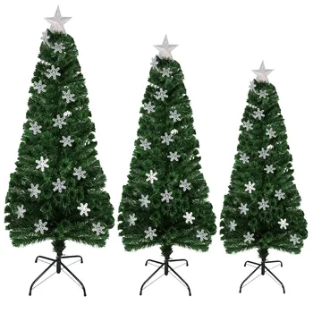 

Christmas Tree Artificial Decoration LED Snowflake Light for Home Party Room Christmas Decoration 100x11x12cm New Year Gifts TB