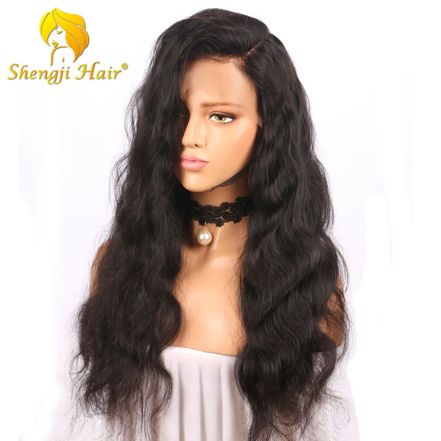 

13x6 Lace Front Human Hair Wigs Pre Plucked With Baby Hair Brazilian Body Wave Fake Scalp Wigs For Black Women SHENGJI Remy Hair Lace Wigs