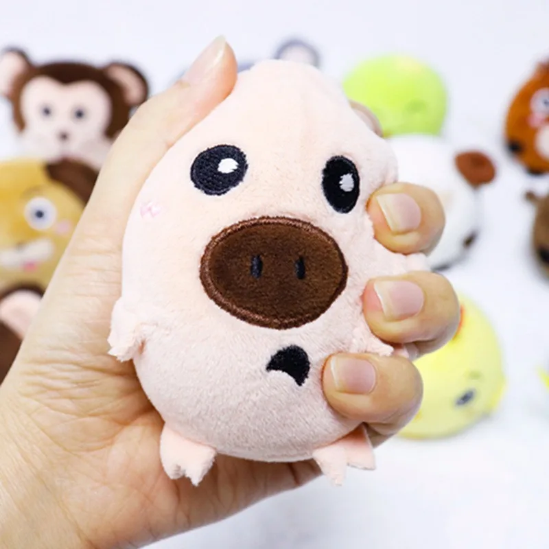 9cm Plush Squishy Animal Slow Rise Filled Animal Toy Squeezable Toy Soft Cute Relieve Stress