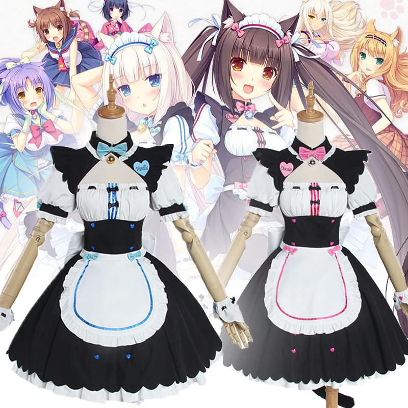 Женский карнавальный костюм NEKOPARA черный для костюмированной вечеринки