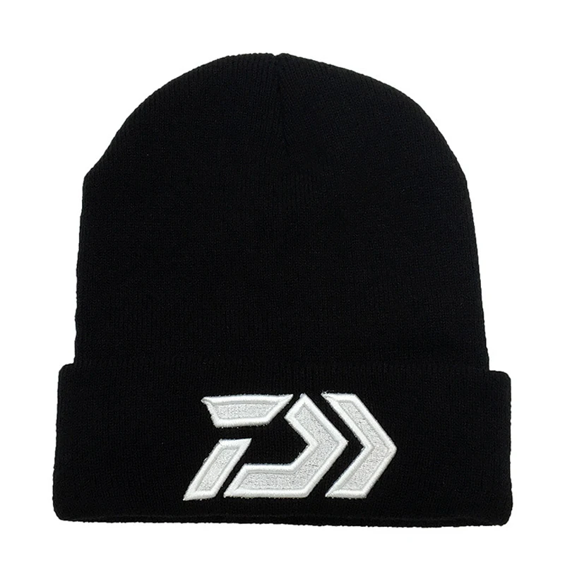 

Daiwa Fishing Cap Warm Knitted Caps for Cold Weather Outdoor Windproof Thermal Knit Beanie Hat for Cycling Hiking Unisex