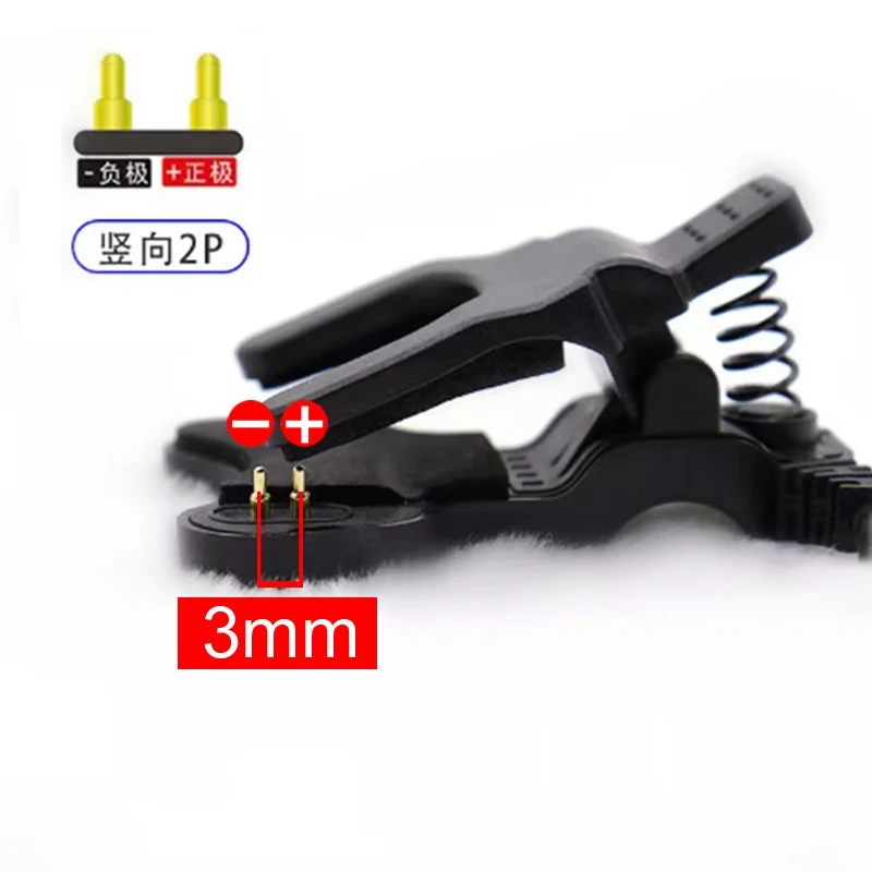 2-Pin 3mm 4mm Clip Type Charging Cable Child Smart Watch Wristbands USB Port Compatibility Emergency Backup Chargers 