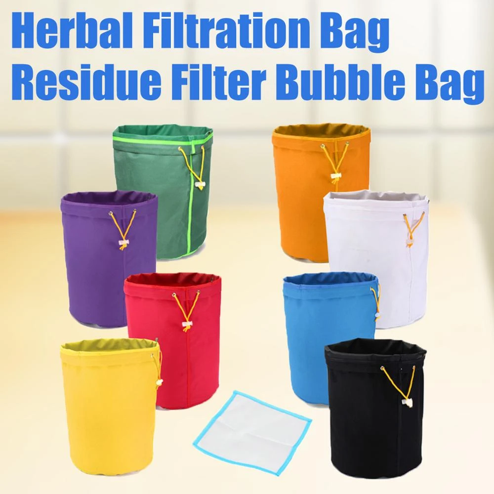 1pcs 5 Gallon Multi Color Micron Sizes Bubble Hash Herbal Filtration Bag Free Pressing Screen Plant Residue Filter Bubble Bag Grow Bags Aliexpress