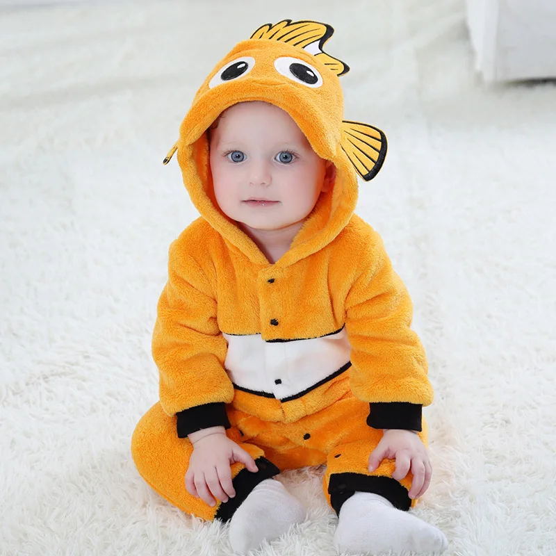 Cosplay Clothes Baby Romper Onesie Infant Boy Girl Cartoon Nemo Baby Onesie Ropa Bebe Rompers Onesie Winter Soft Outfit Costume Aliexpress