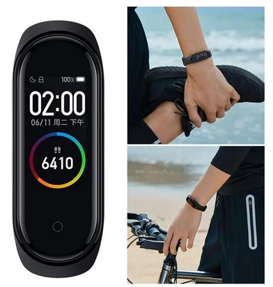 Дешево Оригинальный Xiaomi Mi Band 4 Смарт часы AMOLED цветной экран HeartRate Фитнес Спорт 50ATM Водонепроницаемый умный браслет Bluetooth 5,0