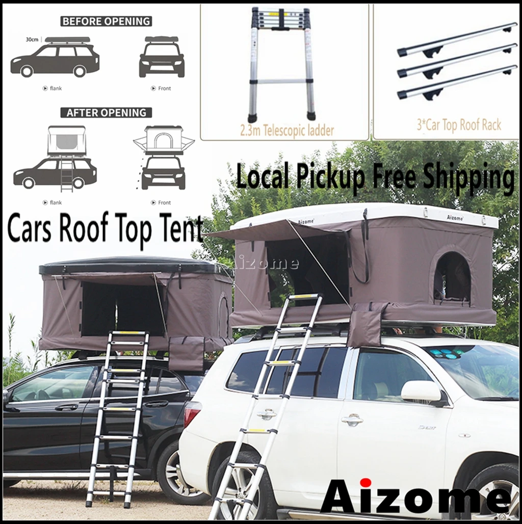 Cars Top Roof Rack Tent 4x4 Large Car Outdoor Waterproof Automotive