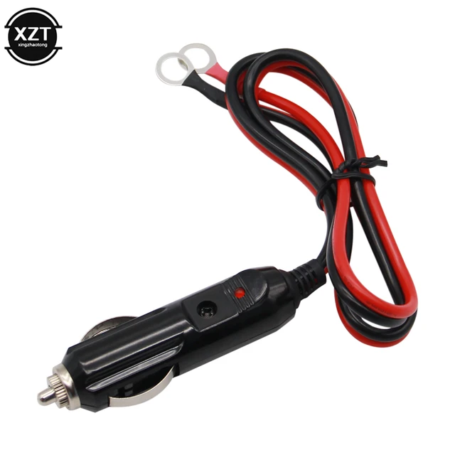 Auto Zigaretten anzünder Adapter 12v 15a Stecker Auto ladegerät mit 60cm  Stromkabel Kabel für Auto Luftpumpe elektrische Tasse - AliExpress