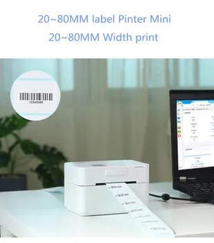 

80mm Thermal bar code label bluetooth printer Shipping sticker thermal printer machine printer use for Ebay Amazon shopee