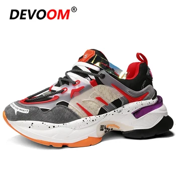 

2019 Trend Running Shoes Men Chunky Sneakers Men Breathable Chaussures Sport Shoes Male Basket Homme Gym Dad Triple s Shoes Men