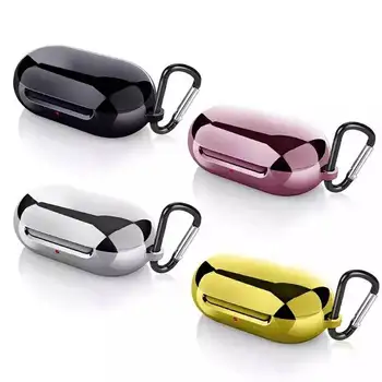 

50pcs TPU Silicone Protection Cover for samsung galaxy buds case with Keychain hang bag