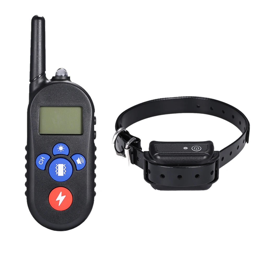 Dog Training Collar Rechargeable With Remote LED for Big Waterproof Vibration Electric Shock | Дом и сад